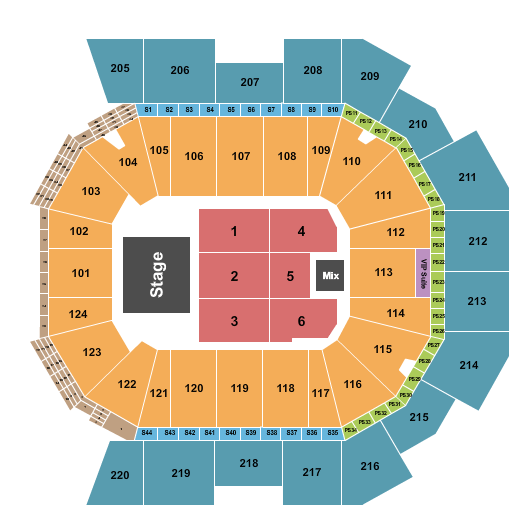 Moody Center ATX Rod Stewart Seating Chart